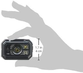 BLACK DIAMOND Storm 400 LED Headlamp, Waterproof and Dimmable Battery Powered Headlamp for Camping, Hiking, Hunting, Fishing, Work with Red Light Headlamp Mode, Graphite