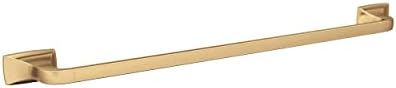Amerock BH36014CZ | Champagne Bronze Towel Bar | 24 inch (610 mm) Center-to-Center Towel Rack | Highland Ridge | Bathroom Towel Holder | Bathroom Hardware | Bath Accessories