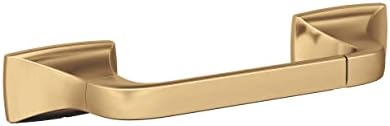 Amerock BH36011CZ | Champagne Bronze Pivoting Double Post Toilet Paper Holder | 10-5/8 in. (270 mm) Toilet Tissue Holder | Highland Ridge | Bath Tissue Holder | Bathroom Hardware | Bath Accessories