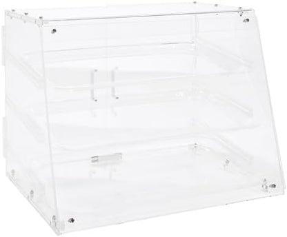 Winco 3-Tier Pastry Display Case, Acrylic Medium