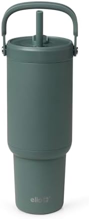 Ello Oasis Go+ 32oz Insulated Stainless Steel Tumbler with Straw, Alligator