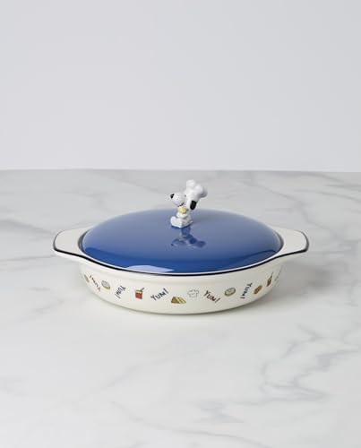 Lenox Chef Snoopy Casserole Dish with Lid