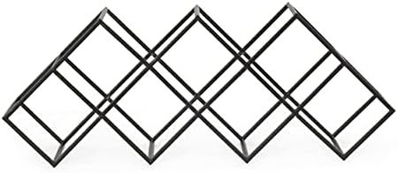 Christopher Knight Home McClellan 7 Bottle Tabletop Wine Rack - Black