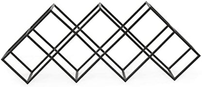 Christopher Knight Home McClellan 7 Bottle Tabletop Wine Rack - Black