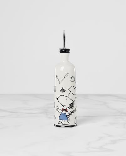 Lenox Chef Snoopy Porcelain Oil Dispenser Bottle, 11oz
