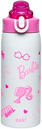Zak Designs Barbie Sage 19oz Leak-Proof Straw Kids Water Bottle