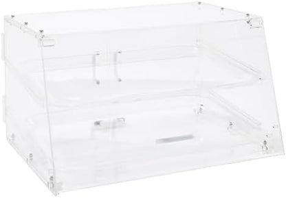 Winco 2 Tier Clear Commercial Display Case