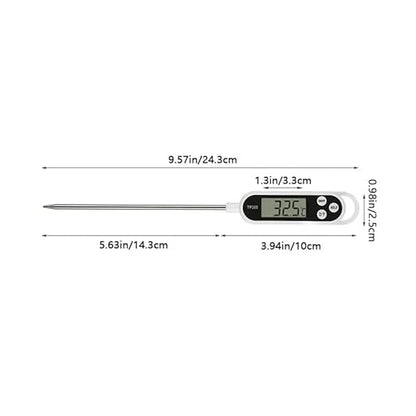 1/3pcs Candy Thermometer Digital Instant Read for Meat Kitchen Cooking Food Oil Deep Fry BBQ Grill Smoker (6, 9.4in)