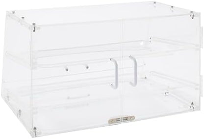 Winco 2 Tier Clear Commercial Display Case
