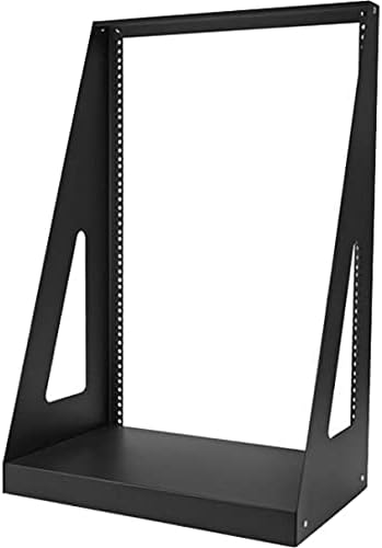 StarTech.com 2-Post 16U Heavy-Duty Desktop Server Rack, Small Open Frame 19in