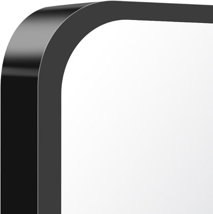 FORBATH Black Bathroom Mirror, Rectangular Vanity Mirror 30 x 48 Inch Wall