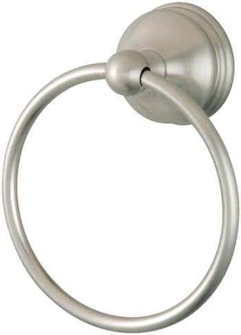 Kingston Brass BA1164SN Vintage Towel-Ring, 6-Inch, Brushed Nickel