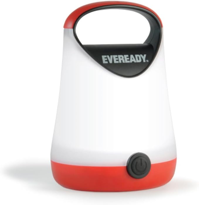 Eveready LED Camping Lantern, Bright Battery Powered Lantern, Water Resistant Hurricane Supplies, 100 Hour Run-time, Pack of 1