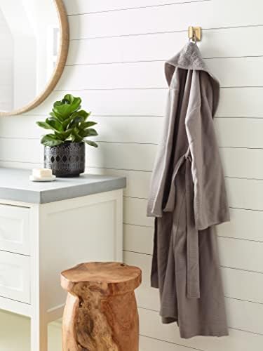 Amerock BH36010CZ | Champagne Bronze Single Robe Hook | 2-1/8 inch (54 mm) Length Towel Holder | Highland Ridge | Towel Hook for Bathroom | Bathroom Hardware | Bath Accessories