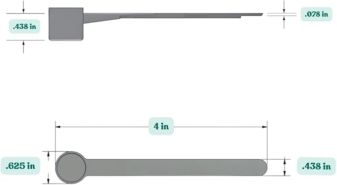 1.5 mL Long Handle Plastic Measuring Spoon