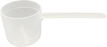 63 mL (63 CC | 2.13 Oz.) Long Handle Scoop for Measuring Coffee, Pet Food, Grains, Protein, Spices and Other Dry Goods (Pack of 25)