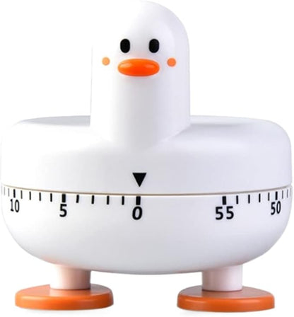 Cooking Timer Cute Duck Kitchen Timer 60 Minute Wind Up Mechanical Rotating