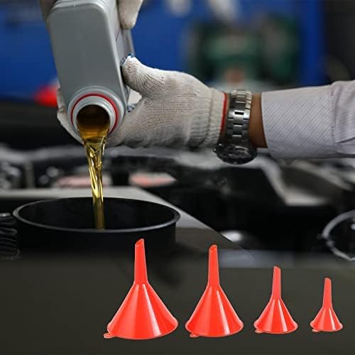 DEDC Oil Funnels, Plastic Gas Funnels Set