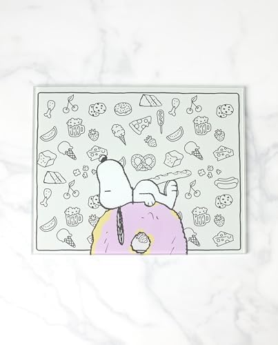 Lenox Chef Snoopy Large Glass Cutting Board