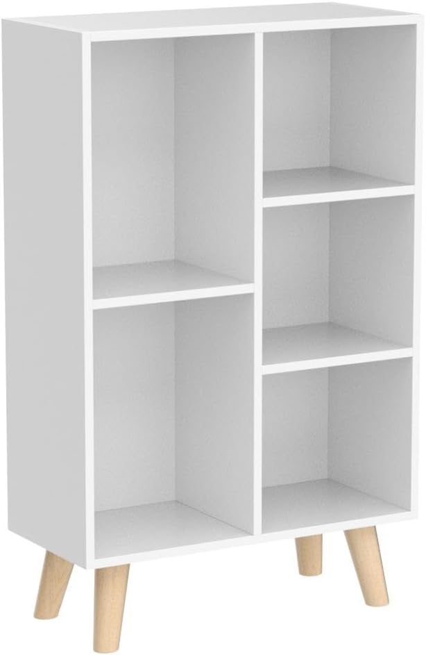 IOTXY Wooden Open Shelf Bookcase