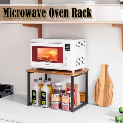 MARTY Countertop Organizer,17.1"x12.4", Cabinet Organizer Microwave Stand