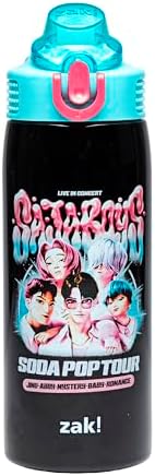 Zak Designs KPop Demon Hunters Sage 19oz Leak-Proof Straw Kids Water Bottle