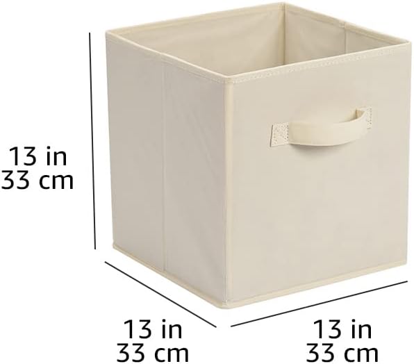 Amazon Basics Collapsible Fabric Storage Cube Bins Organizer