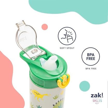 Zak Designs KPop Demon Hunters Sage 19oz Leak-Proof Straw Kids Water Bottle