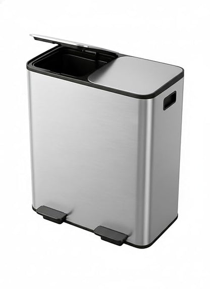 Garvee Double Trash Can, 2 x 8 gal Garbage Can