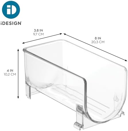 iDesign Stackable Bottle Holder, Set of 4, Clear