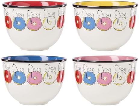 Lenox 897576 Chef Snoopy Dessert Bowls, Set Of 4