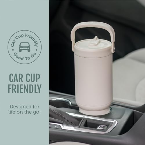 Ello Oasis Go+ 32oz Insulated Stainless Steel Tumbler with Straw, Alligator