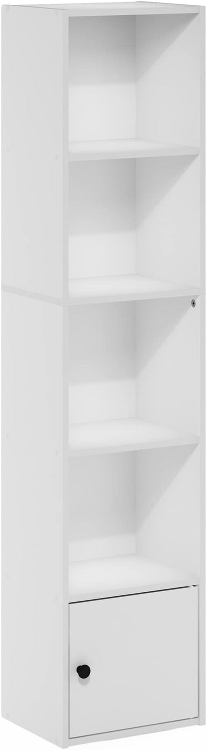 Furinno LUDER Book Shelf, 5-Tier Modern Bookshelf, Bookcase