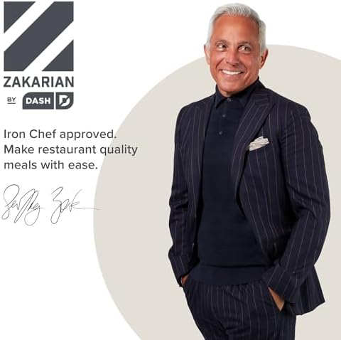 Zakarian by Dash Safe Slice® Mandoline - Features Thickness Adjuster, Stainless Steel Blades, and Foldable, Easy-To-Store Design - Cranberry