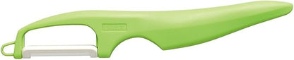 Kyocera Advanced Ceramic Vertical Double Edge Blade Peeler, Green