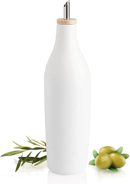Sweejar Matte Ceramic Olive Oil Dispenser Bottle