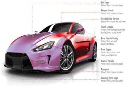 3M Paint Protection Film | Gloss 200 Series PPF | 60in x 2ft (10 Sq/ft) | w/Free Instawraps Pro-Wrapping Glove