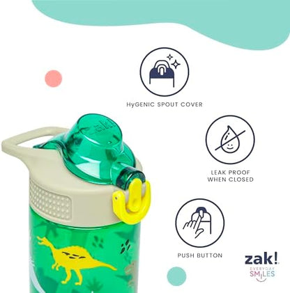 Zak Designs Barbie Sage 19oz Leak-Proof Straw Kids Water Bottle