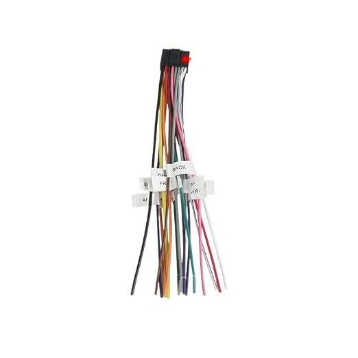 for Universal Android Car Radio Power Horn Wire Plug 16 Pins ISO Cable Audio Wiring Harness Adapter Plug Auto Stereo Connector Parts(Cable ISO)