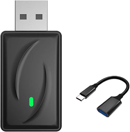 Wireless CarPlay Adapter 2-in-1 for Chery Arrizo 7 2017 2018 2019 2020 2021 2022, USB Design Plug and Play Bluetooth Fast Connection Car Accessories,B