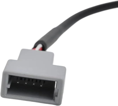 USB 2.0 To 4 Pin Audio Interface Cable For Hyundai For Kia For Vehicles, Black ABS Adapter For Android Multimedia Connectivity, 20 Cm(USB)