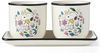 Lenox Chef Snoopy 3-Piece Herb Planter Set