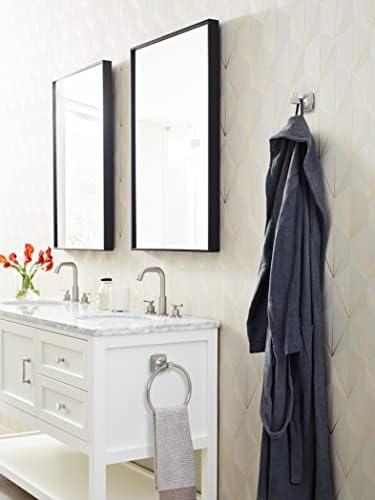 Amerock Stature Single Prong Brushed Nickel Wall-Mounted Hook
