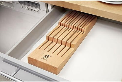 Zwilling 12-Slot In Drawer Knife Block, Beechwood