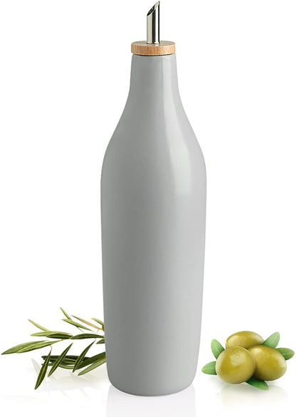 Sweejar Matte Ceramic Olive Oil Dispenser Bottle