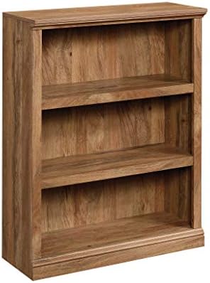 Sauder Miscellaneous Storage 3-Shelf Bookcase/ Book shelf, Sindoori Mango finish