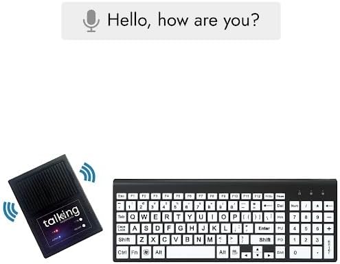 Talking Large Print Keyboard | AAC Communication Device | USB Keyboard