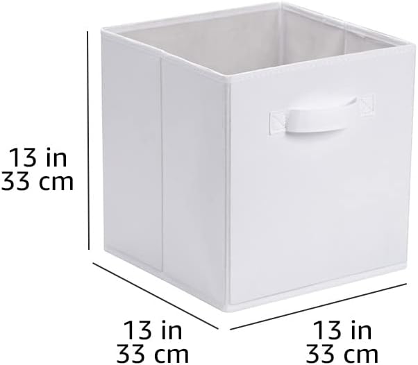 Amazon Basics Collapsible Fabric Storage Bins