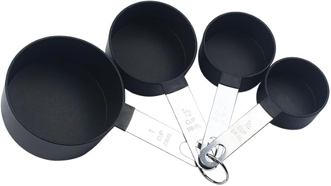 Plastic Measuring Cup & Spoon Set – 8-Piece