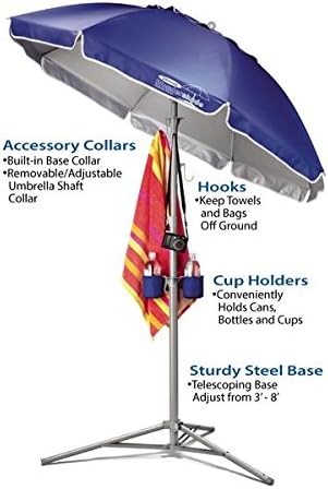 Wondershade Ultimate Portable Sun Shade Umbrella, Lightweight Adjustable Instant Sun Protection - Green